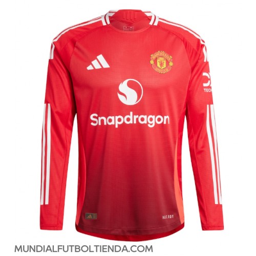 Camiseta Manchester United Primera Equipación Replica 2024-25 mangas largas